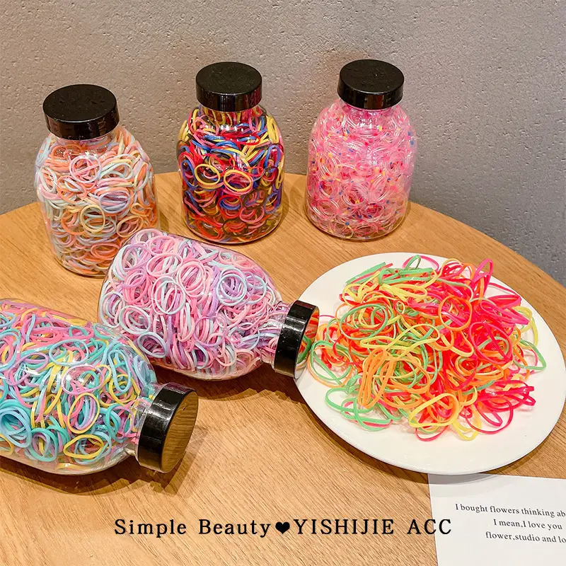 Children's Colorful Hair Rope with Glitter Accents - Image 11