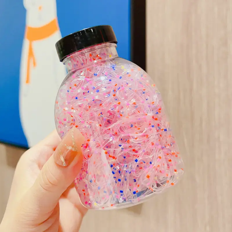 Children's Colorful Hair Rope with Glitter Accents - Image 6