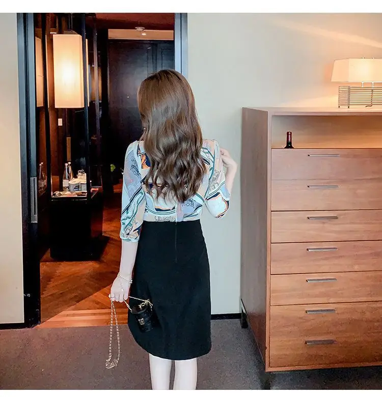 Women Printed Chiffon Shirt Long Sleeve Summer Wear — feature 7