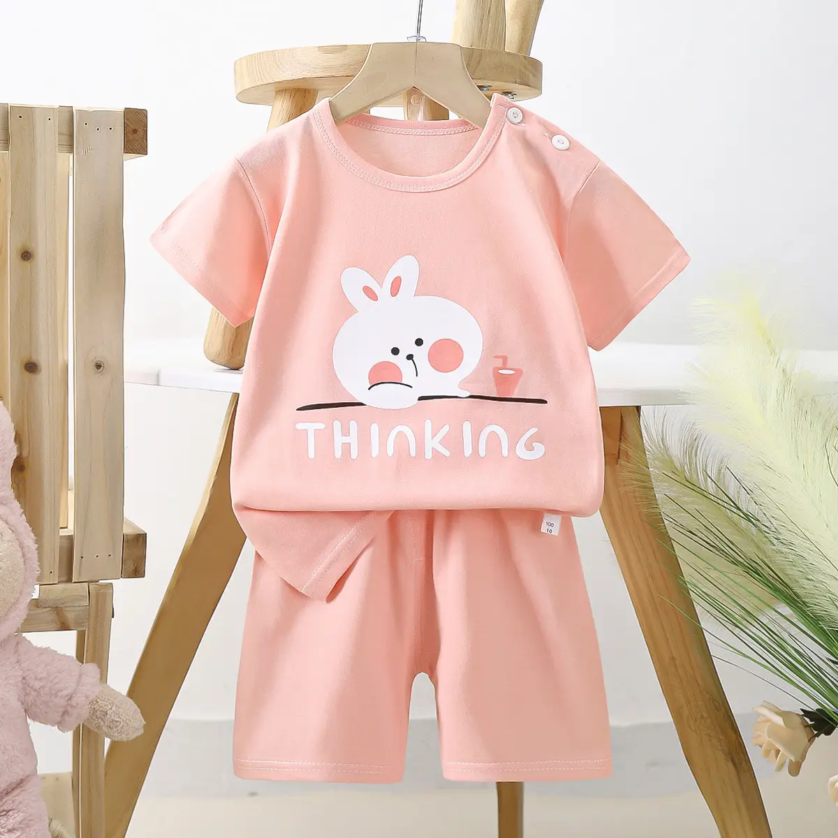 Dinosaur T-Shirt & Shorts Set for Boys Summer Cotton - Image 11