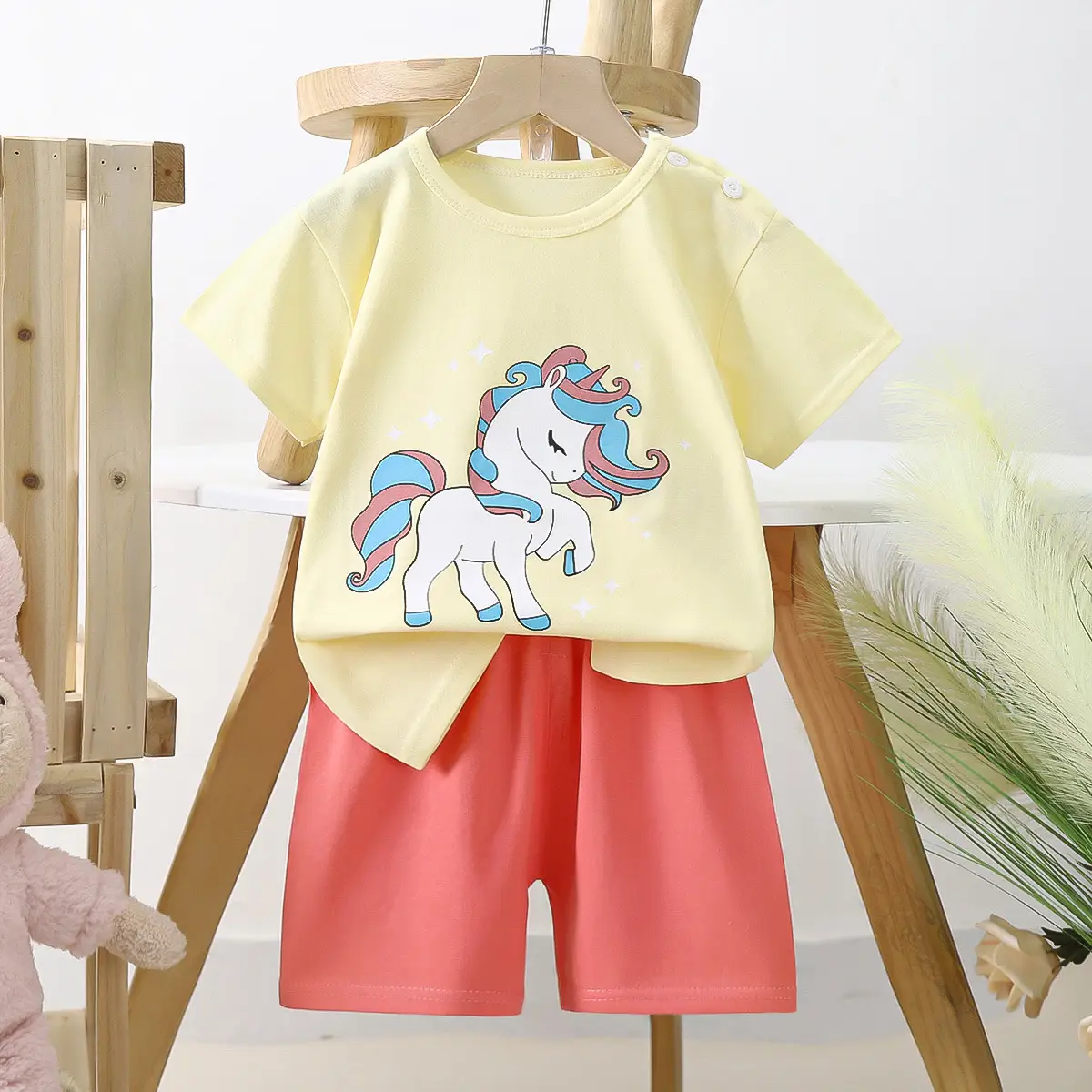 Dinosaur T-Shirt & Shorts Set for Boys Summer Cotton - Image 6