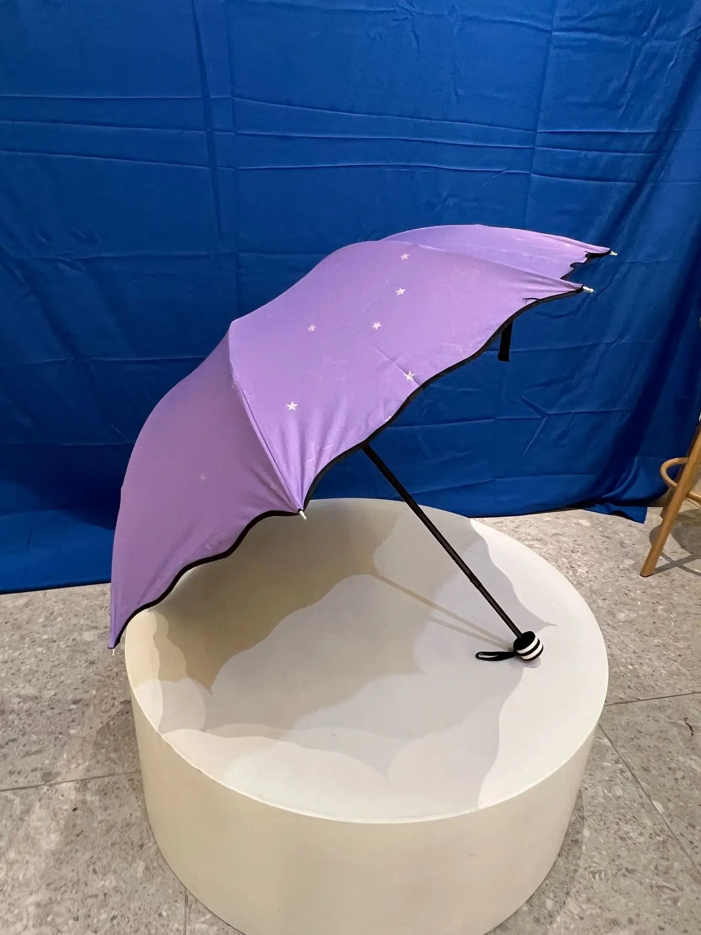 Purple Star Vinyl Umbrella Eight Bone Folding - Image 7