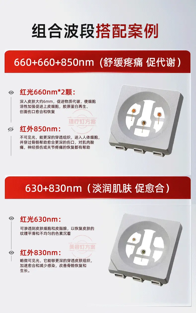 5050 Medical Beauty Patch Ball Lamp 660+850Nm — feature 6