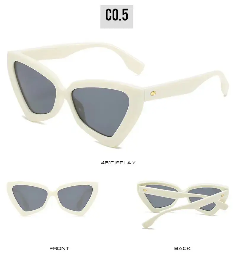 Cat's Eye Anti-UV Women Sunglasses Brown 2022 — feature 8