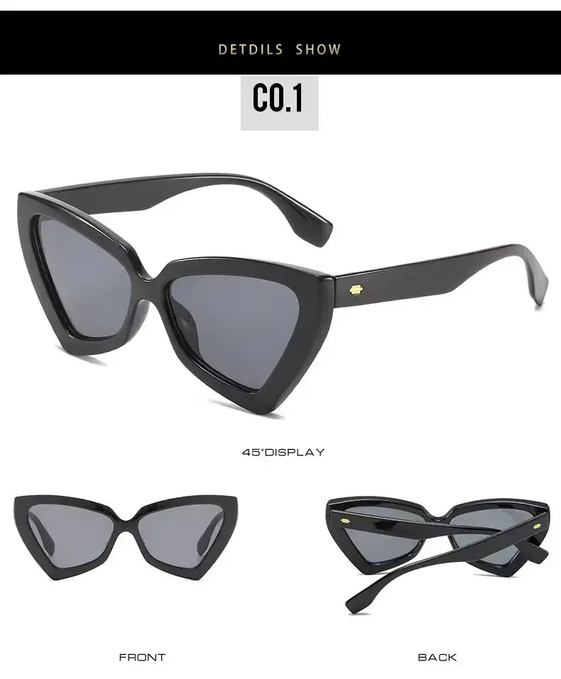 Cat's Eye Anti-UV Women Sunglasses Brown 2022 — feature 9