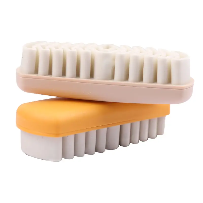 TPR deerskin snow boot cleaning brush beige - Image 5