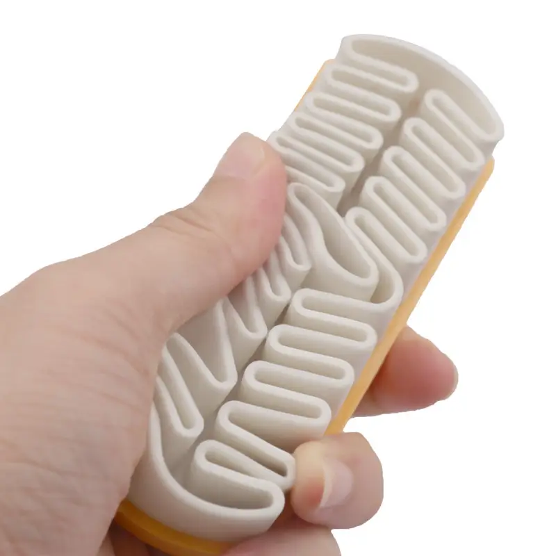 TPR deerskin snow boot cleaning brush beige - Image 7