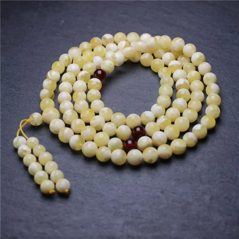 Russian Gold Beads Bracelet Necklace 6mm108 Beads - Image 4