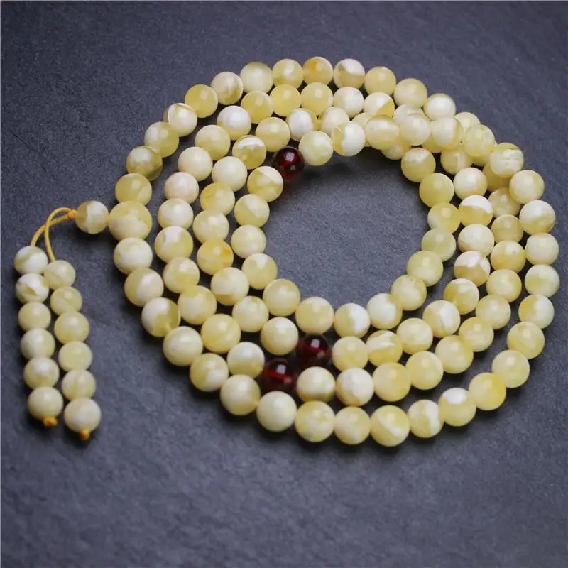 Russian Gold Beads Bracelet Necklace 6mm108 Beads - Image 6