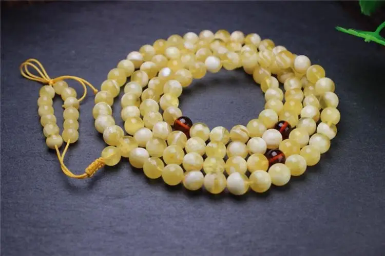 Russian Gold Beads Bracelet Necklace 6mm108 Beads — feature 14