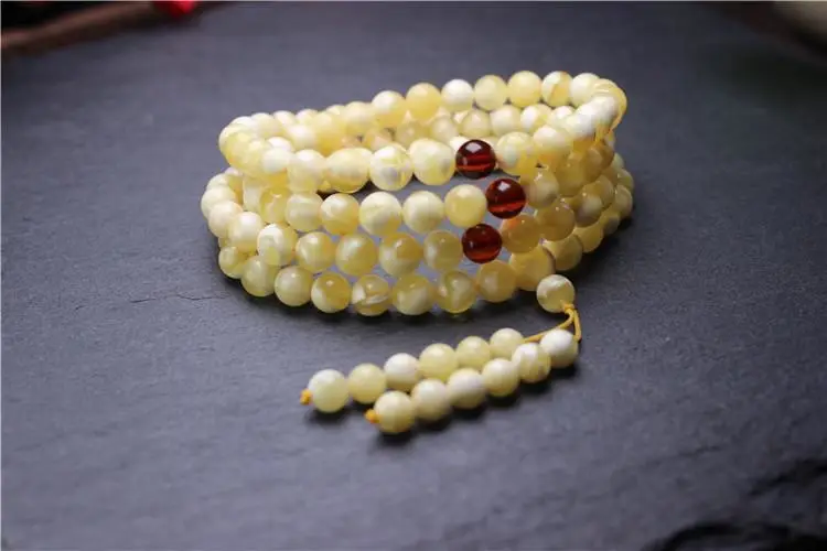 Russian Gold Beads Bracelet Necklace 6mm108 Beads — feature 3