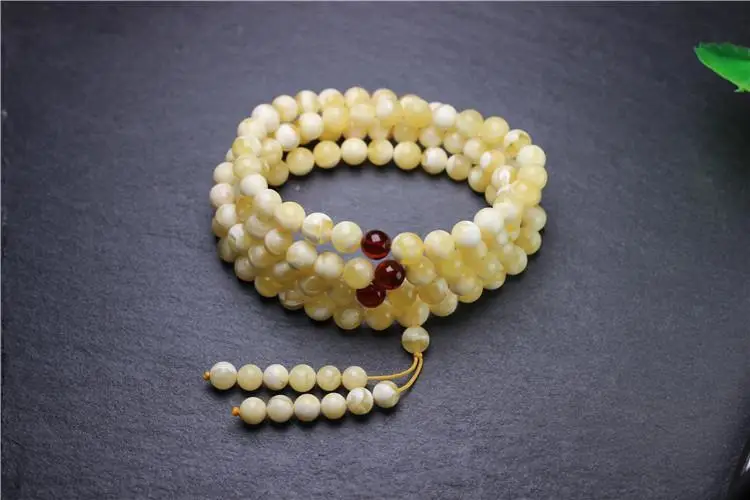 Russian Gold Beads Bracelet Necklace 6mm108 Beads — feature 4
