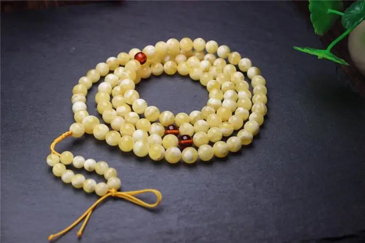 Russian Gold Beads Bracelet Necklace 6mm108 Beads — feature 8