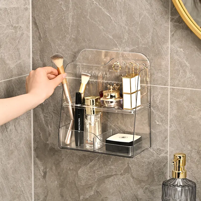 Transparent Mirror Storage Box for Makeup & Cosmetics - Image 7