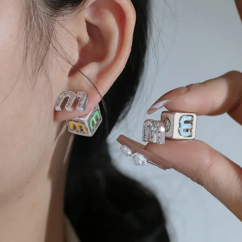Retro Star Earrings Gold Silver Set - Image 7