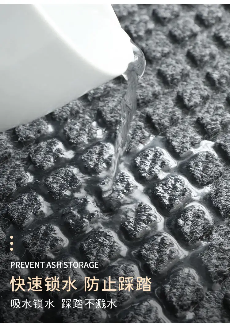 Custom Non-Slip Floor Mat for Entry Door Water Absorbent — feature 27