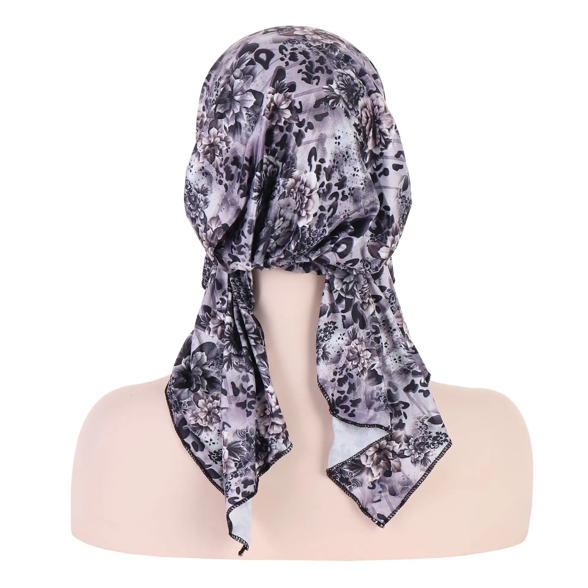 2023 New Flower Cloth Muslim Turban Cap Women - Image 15