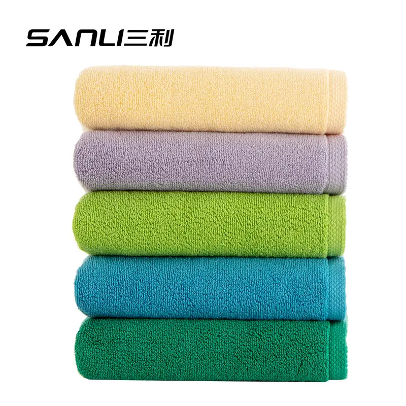 Sanli Cotton Face Towel 112g Green