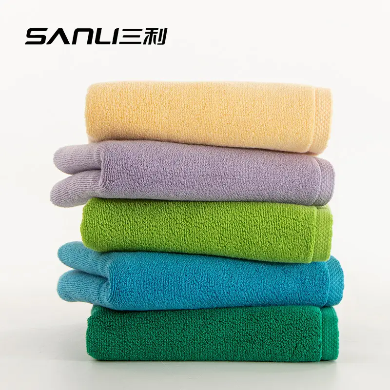 Sanli Cotton Face Towel 112g Green