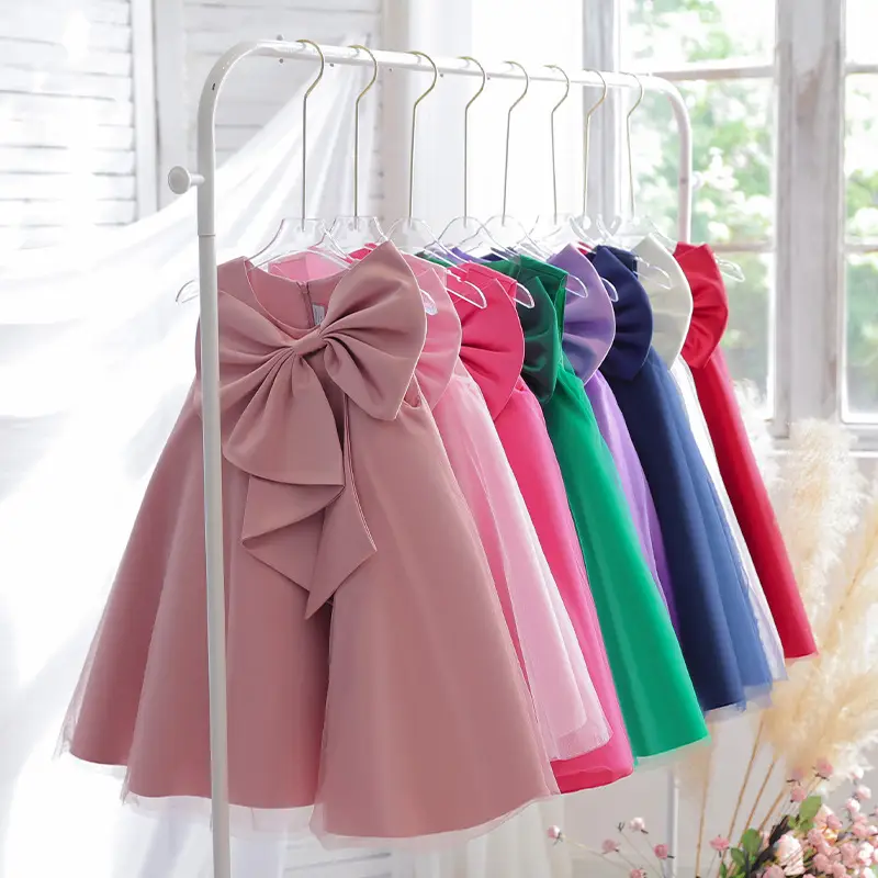 Blue Fluffy Princess Skirt for Girls Wedding Dress - Image 9