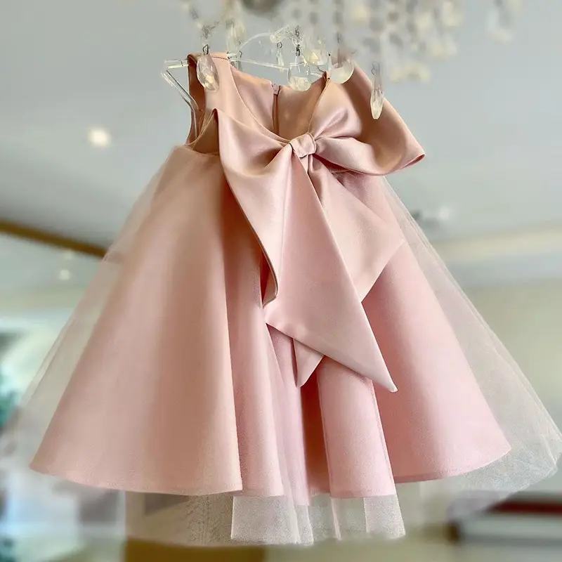 Blue Fluffy Princess Skirt for Girls Wedding Dress - Image 10