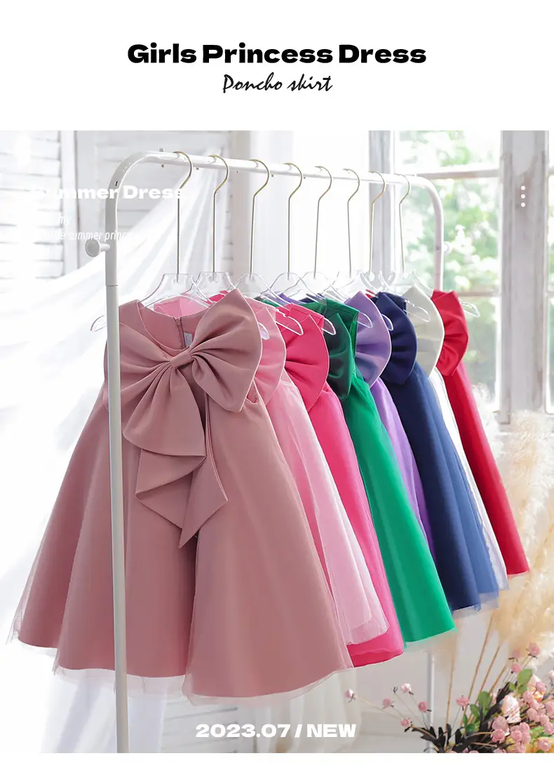 Blue Fluffy Princess Skirt for Girls Wedding Dress — feature 1