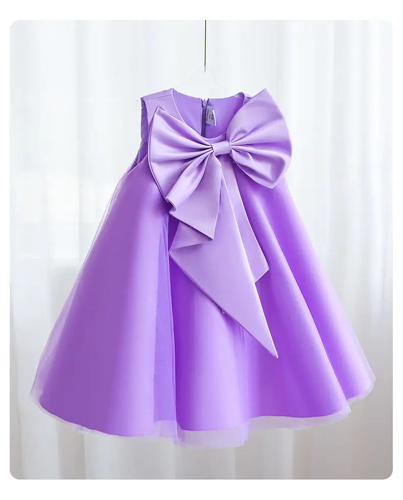 Blue Fluffy Princess Skirt for Girls Wedding Dress — feature 18