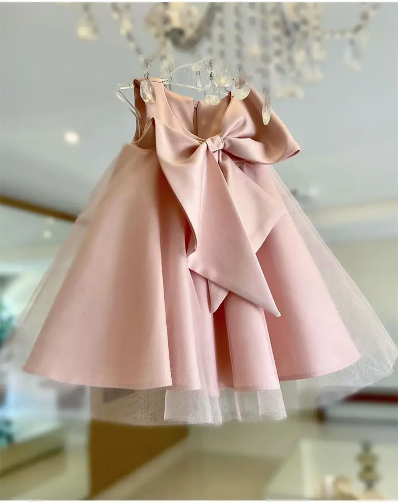 Blue Fluffy Princess Skirt for Girls Wedding Dress — feature 2
