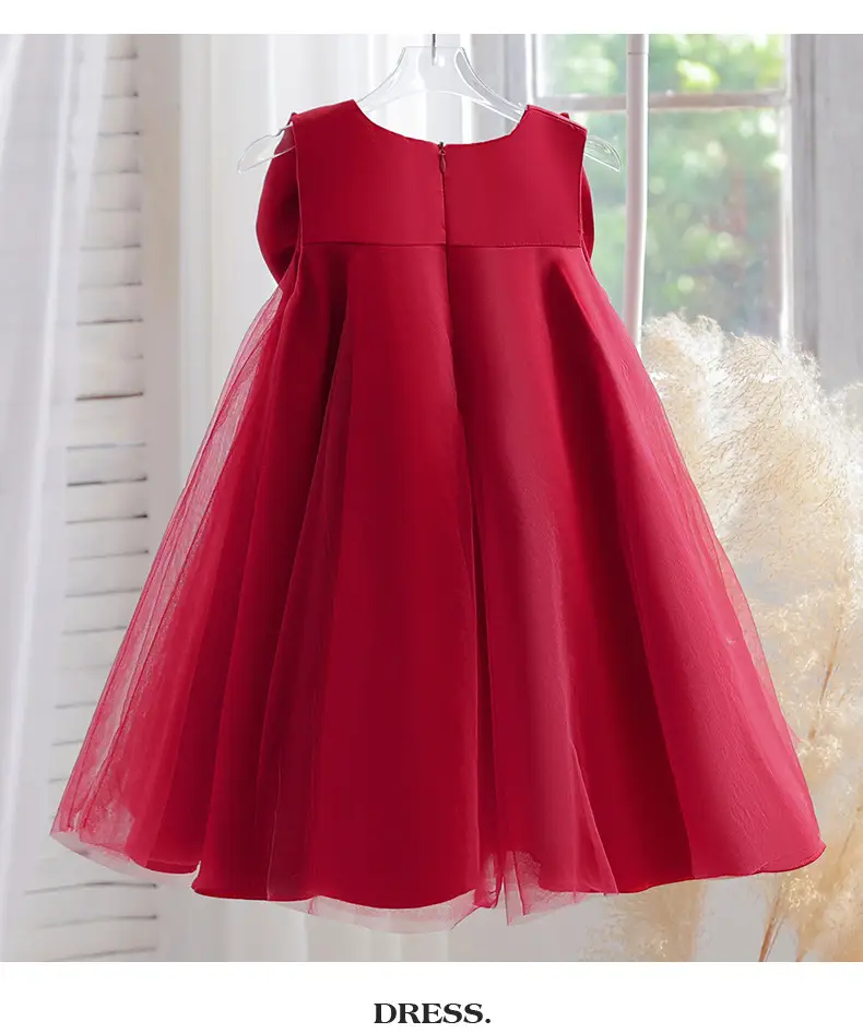 Blue Fluffy Princess Skirt for Girls Wedding Dress — feature 24