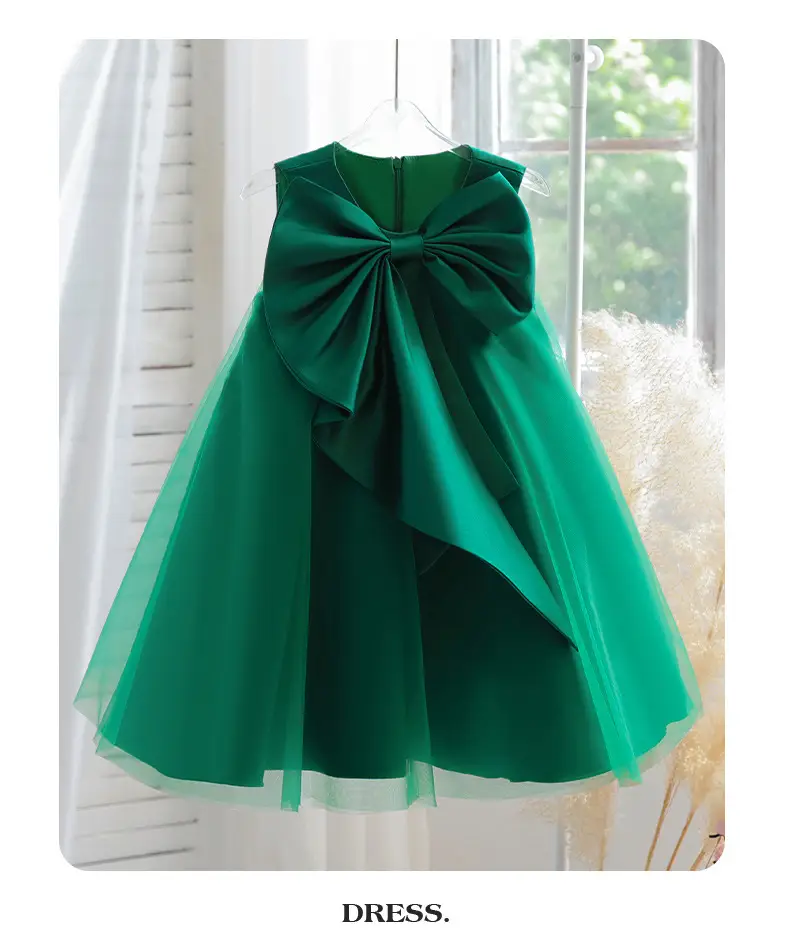 Blue Fluffy Princess Skirt for Girls Wedding Dress — feature 25
