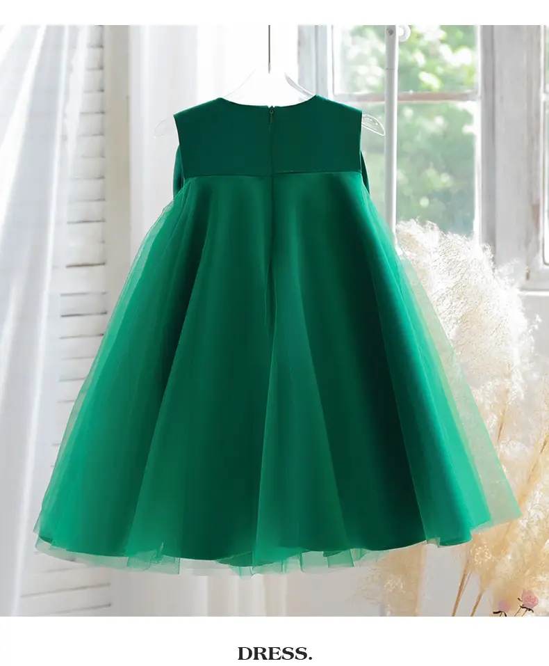 Blue Fluffy Princess Skirt for Girls Wedding Dress — feature 26