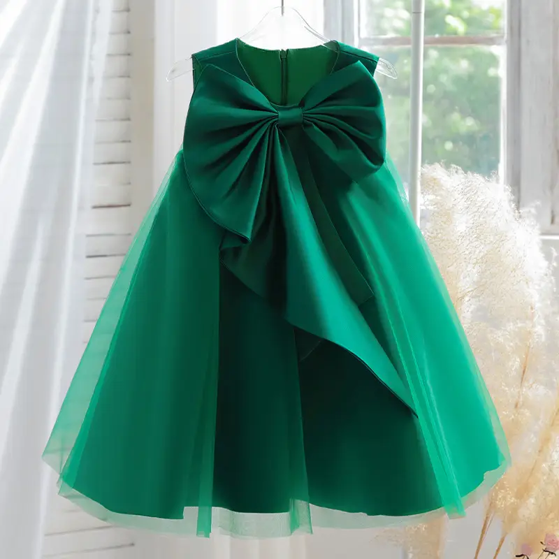 Blue Fluffy Princess Skirt for Girls Wedding Dress - Image 5