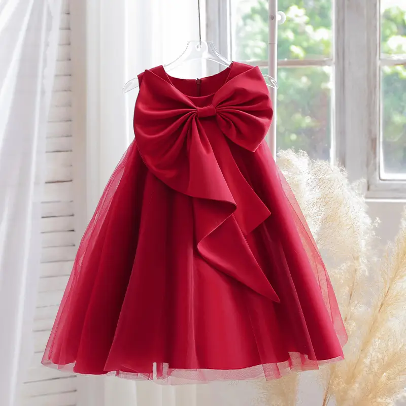 Blue Fluffy Princess Skirt for Girls Wedding Dress - Image 6