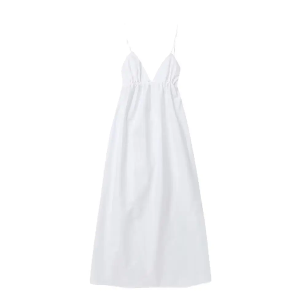 Summer New Women's White Backless Dress - Image 9