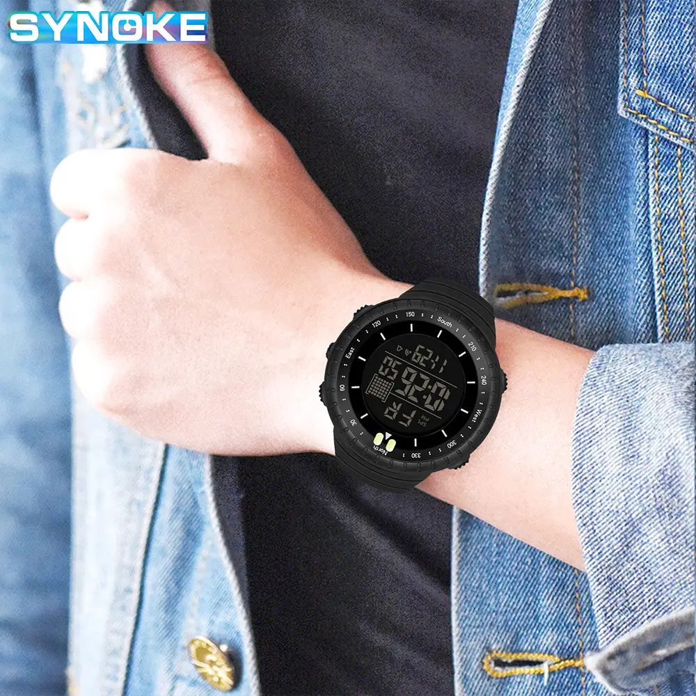 Men's Waterproof Digital Sports Watch with Lumen Display - Image 5
