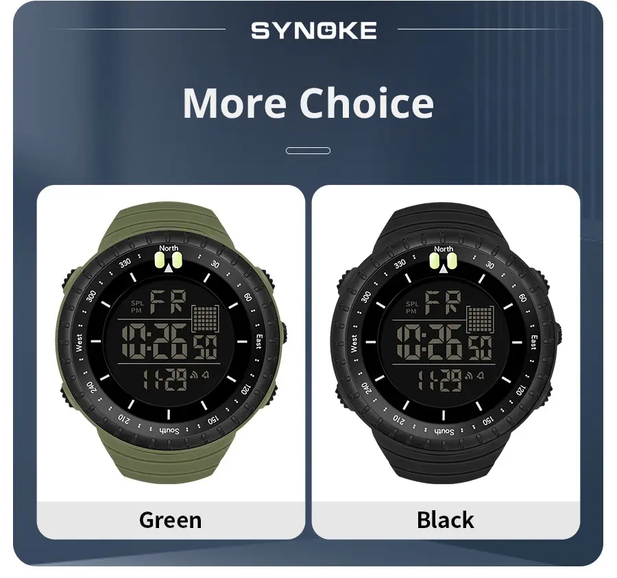 Men's Waterproof Digital Sports Watch with Lumen Display — feature 12