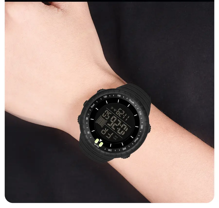 Men's Waterproof Digital Sports Watch with Lumen Display — feature 6