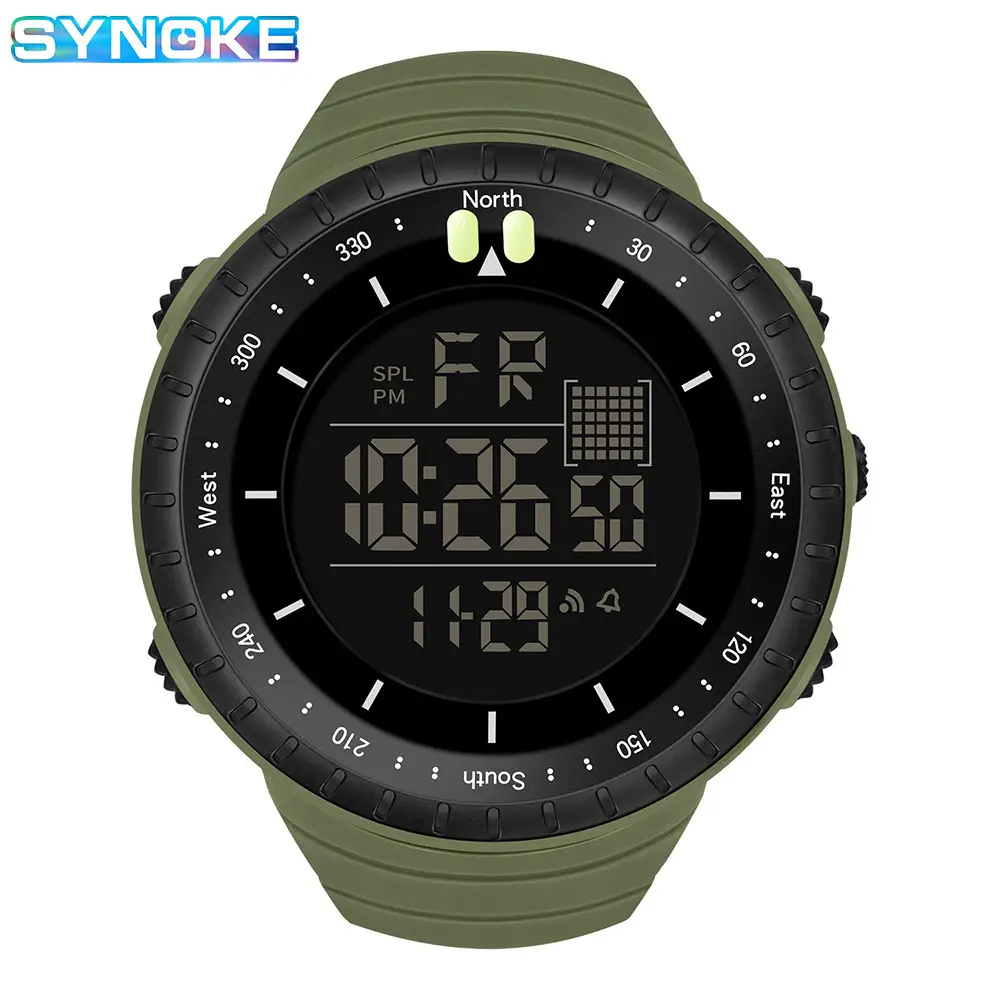 Men's Waterproof Digital Sports Watch with Lumen Display - Image 2
