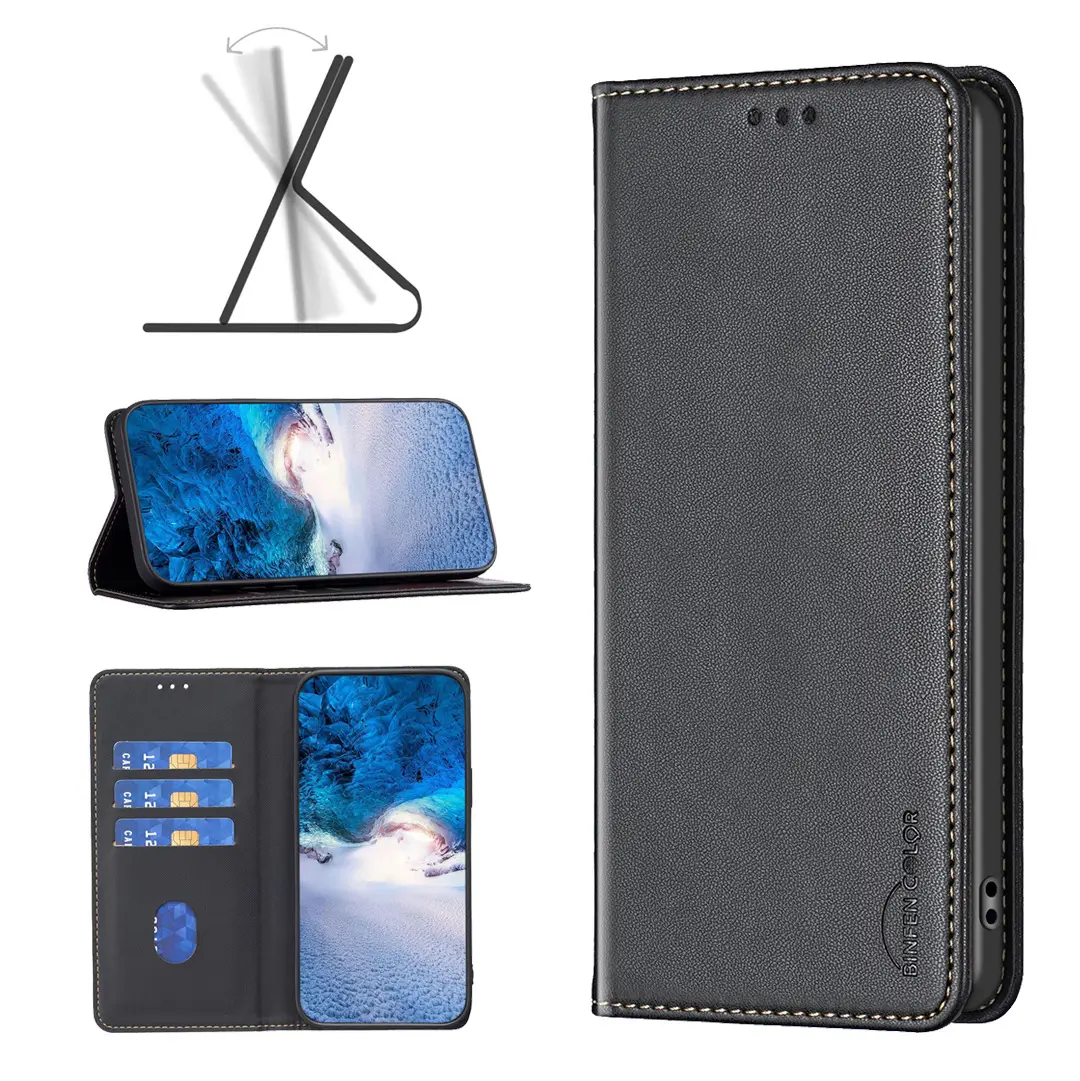 Apple iPhone 17 Leather Magnetic Flip Case Teal - Image 10
