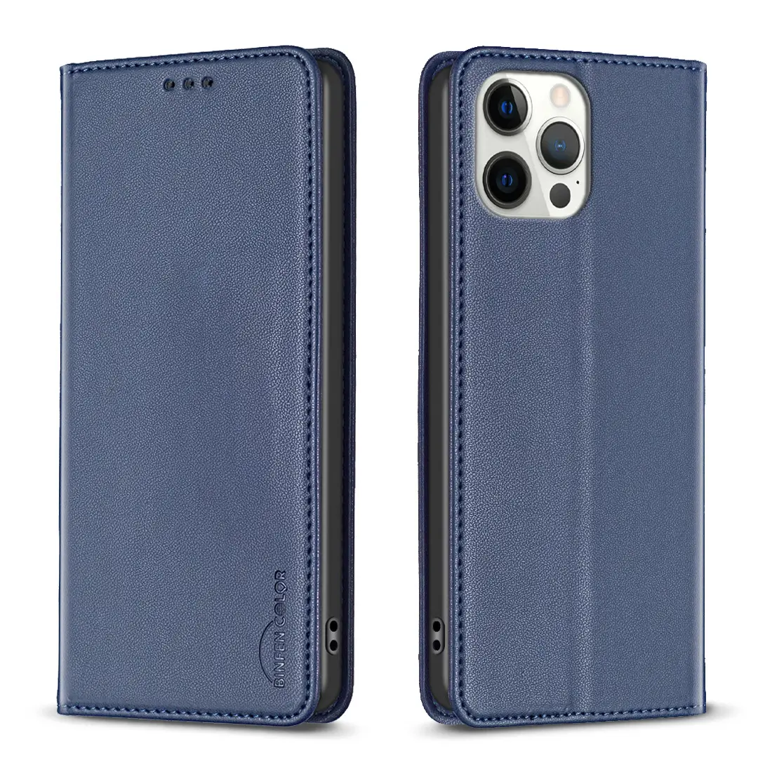 Apple iPhone 17 Leather Magnetic Flip Case Teal — feature 17