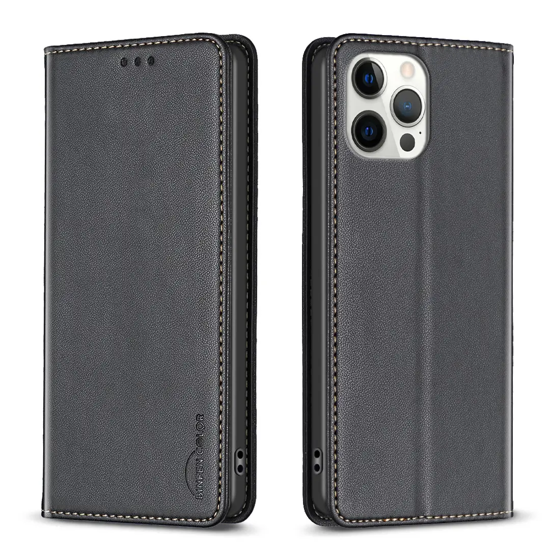 Apple iPhone 17 Leather Magnetic Flip Case Teal — feature 24