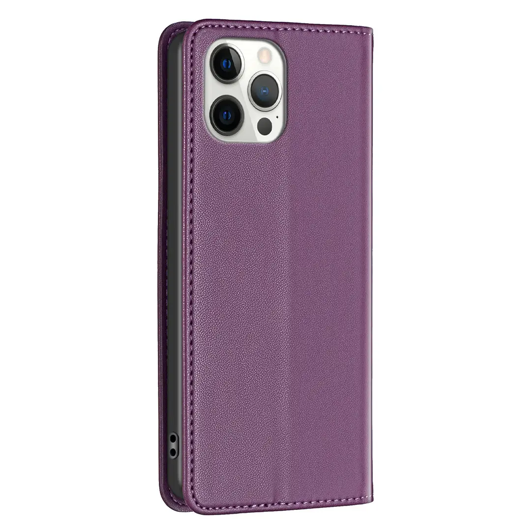 Apple iPhone 17 Leather Magnetic Flip Case Teal — feature 30