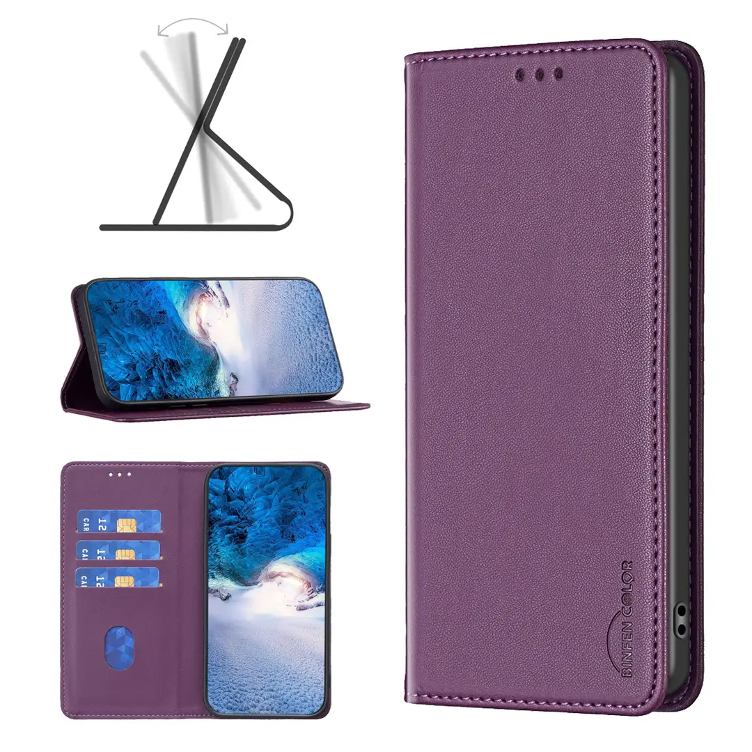 Apple iPhone 17 Leather Magnetic Flip Case Teal — feature 32