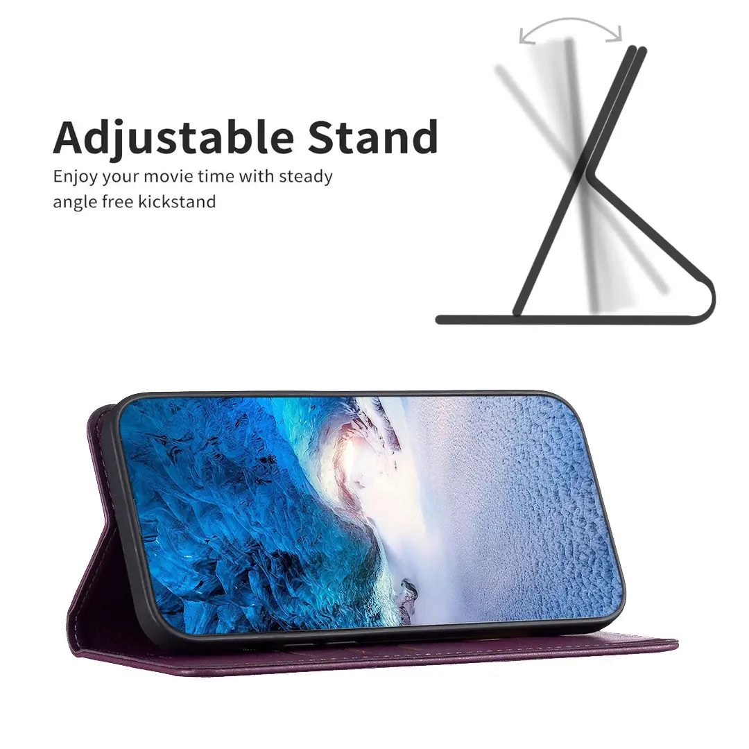Apple iPhone 17 Leather Magnetic Flip Case Teal — feature 33
