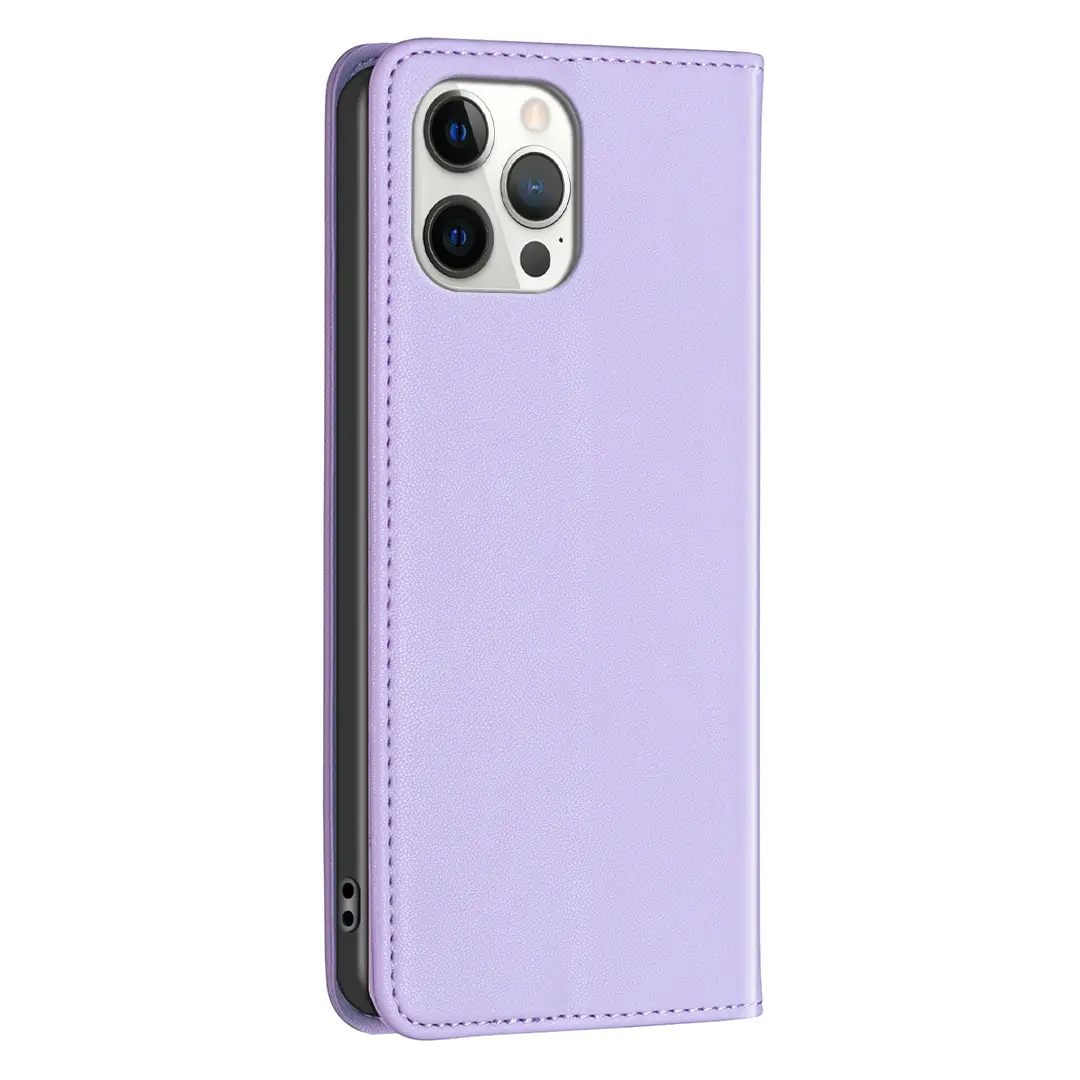 Apple iPhone 17 Leather Magnetic Flip Case Teal — feature 36