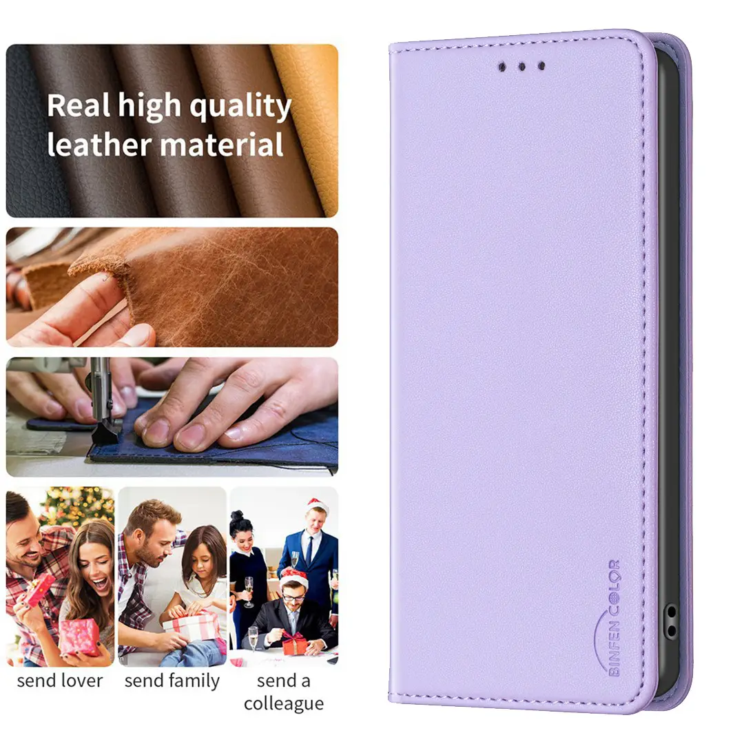 Apple iPhone 17 Leather Magnetic Flip Case Teal — feature 40