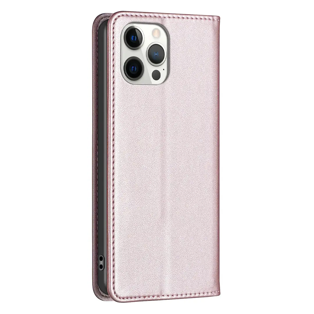 Apple iPhone 17 Leather Magnetic Flip Case Teal — feature 6