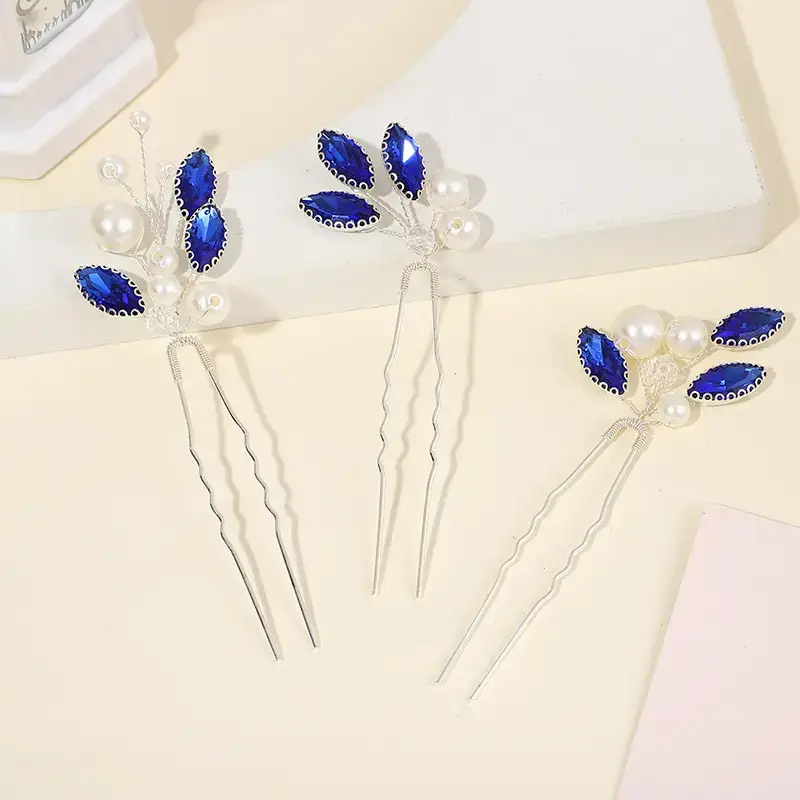 New Cross-Border Bridal Hair Accessories Set of 2 - Image 3