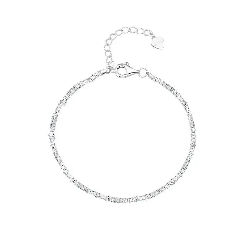 Broken Silver Pearl Bracelet for Girls Light Luxury Niche Design - Image 9
