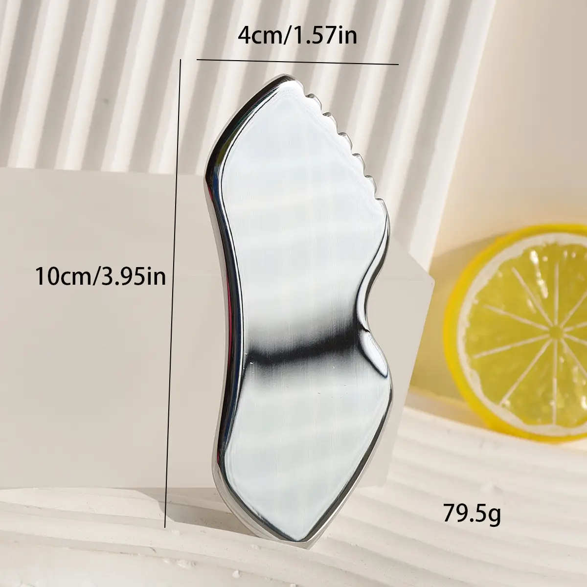 304 Heart-Shaped Facial Scrapping Board with Drawstring Bag — feature 20